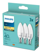 Philips Lighting 871951431338500 LED (RGB)-lamp EEK F (A - G) E14 Lysform 5 W = 40 W Varmhvid (Ø x L) 35 mm x 106 mm 3 stk