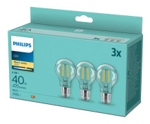 LED CLA 40W E27 NORMAL VARMVIT KLAR 3PF/DISC PROMO