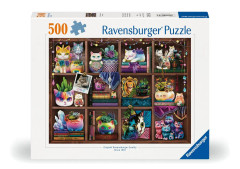 Ravensburger Pussel: Cubby Cats and Succulents 500 Bitar