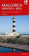 Mallorca Menorca Ibiza Easymap - Skala 1-200.000