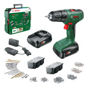Bosch - EasyDrill 18V-40 + SystemBox ( 2 x Battery Charger Included )