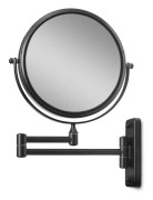 Gillian Jones - Double-Sided Wall Mirror w. x10 Magnification - Black