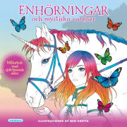 Enhärningar Och Mystiska Varelser Målarbok