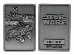 Star Wars ikoniska scensamling Begränsad upplaga göt Millenium Falcon