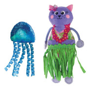 Kong Kattleksak Tropics Hula 2p Flerfärgad 20cm