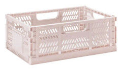 3 Sprouts Modern fällbar låda storlek L, rosa