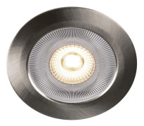 Llitt Alice 12V Infälld downlight 3000K IP44 340lm Borstad stål 1-pack