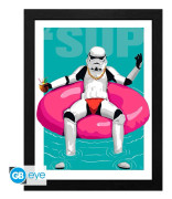 ABYstyle - ORIGINAL STORMTROOPER Framed print Pool Boy - Bild