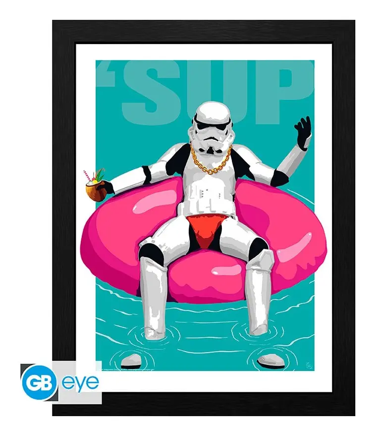 ABYstyle - ORIGINAL STORMTROOPER Framed print Pool Boy - Bild