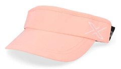 2XU - Rosa visor Keps - Performance Visor Pop Coral/White Visor @ Hatstore