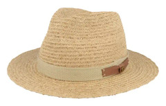 Stetson - Beige straw Hatt - Traveller Raffia Beige Straw Hat @ Hatstore