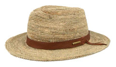 Stetson - Beige straw Hatt - Traveller Seagrass Crochet Beige Straw Hat @ Hatstore