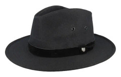 Brixton - Svart traveler Hatt - Messer X Adventure Black/Black Traveller @ Hatstore