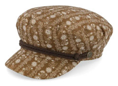 Brixton - Brun vega Keps - Fiddler Cap Bison/Off White Vega Cap @ Hatstore