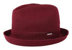 Kangol - Röd fedora Hatt - Tropic Player Burgundy Fedora @ Hatstore