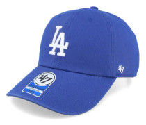 47 Brand - MLB Blå unconstructed Keps - Kids Los Angeles Dodgers Clean Up Royal Dad Cap @ Hatstore