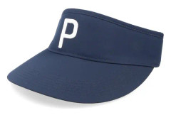 Puma - Blå visor Keps - P Navy Blazer/Bright White Visor @ Hatstore
