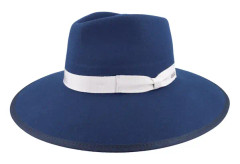 Brixton - Blå western Hatt - Jo Rancher Moonlit Ocean/Beige Western @ Hatstore