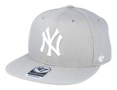 47 Brand - MLB Grå snapback Keps - New York Yankees No Shot captain Grey Snapback @ Hatstore