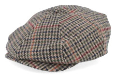 Brixton - Beige flatcap Keps - Brood Olive Surplus/Beige/Black Snap Cap @ Hatstore