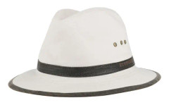 Stetson - Vit traveler Hatt - Ava Cotton White @ Hatstore