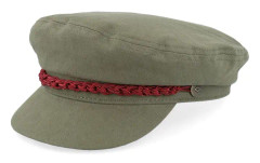 Brixton - Grön vega Keps - 20th Anniversary Fiddler Cap Olive Vega Cap @ Hatstore