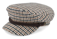 Brixton - Beige vega Keps - Fiddler Cap Sand/Dark Earth/Black Vega Cap @ Hatstore
