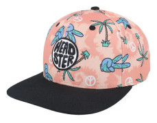 Headster - Rosa snapback Keps - Kids World Peace Peaches Snapback @ Hatstore