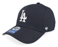 47 Brand - MLB Blå adjustable Keps - Kids Los Angeles Dodgers Raised Basic Mvp Navy Adjustable @ Hatstore