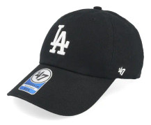 47 Brand - MLB Svart adjustable Keps - Kids Los Angeles Dodgers Clean Up Black Adjustable @ Hatstore