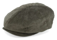 Brixton - Grön flatcap Keps - Brood Snap Cap Moss Green Flat Cap @ Hatstore