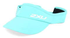 2XU - Blå visor Keps - Run Porcelain/White Visor @ Hatstore