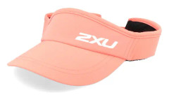 2XU - Rosa visor Keps - Run Hyper Coral/White Visor @ Hatstore