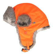 Fjällräven - Orange trapper Beanie - Värmland Heater Safety Orange Trapper @ Hatstore