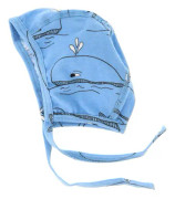 JNY Kids - Blå traditionalbeanie Beanie - Kids Baby Whale Blue Beanie @ Hatstore