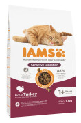 Iams CAT Vitality Adult/Senior Sens Digestion Turkey 10 kg