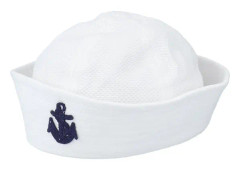 CTH Ericson - Vit Hatt - Kids Alfred Jr. Pique White @ Hatstore