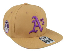 47 Brand - MLB Beige snapback Keps - Hatstore Exclusive x Oakland Athletics Cooperstown Sure Shot Ok Athletics Camel Snapback @ Hatstore