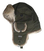 Barts - Grön trapper Beanie - Kamikaze Army Trapper @ Hatstore