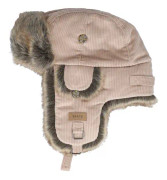 Barts - Beige trapper Beanie - Rib Bomber Walnut Trapper @ Hatstore