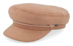 Brixton - Beige vega Keps - Fiddler Cap Rose Gold Vega Cap @ Hatstore