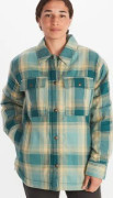 Marmot W's Ridgefield Sharp Flannel Jacketket Blue Agave