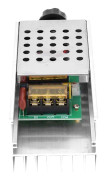 6000W 220V SCR AC Elektronisk Spänningsregulator Hastighetskontroll Dimning Termostat med Skal