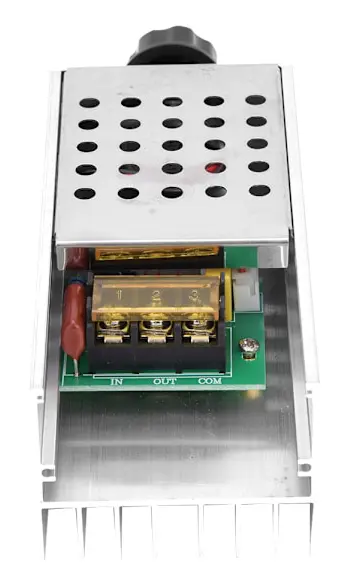 6000W 220V SCR AC Elektronisk Spänningsregulator Hastighetskontroll Dimning Termostat med Skal