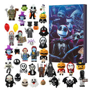 Adventskalender 2023 Spökfestival Spökskräckkalender Blind Box Skräcknatt Halloween 24 adventsnedräkning Halloween Blind Box