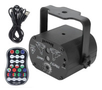 LED-scenbelysning 15W Mini RGB-lampa med 60 mönster för bar KTV klubb festunderhållning