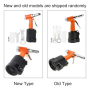 Industriell Lättvikts Hydraulisk Nitaverktyg Pneumatisk Spikpistol Nitarverktyg Orange Svart