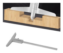 Djupmätare med nonius 0‑150 mm, noggrannhet 0,02 mm, mätinstrument, linjal, djupmätverktyg