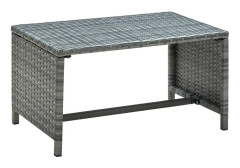 vidaXL Soffbord antracit 70x40x38 cm konstrotting