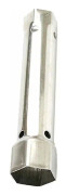 Hylsnyckel (34mm+40mm) för Kranreparation, Kran, 2 i 1, Hylsnyckel, Hylsnyckel, Duschhylsnyckel, Hållbart Reparationsverktyg (silver)